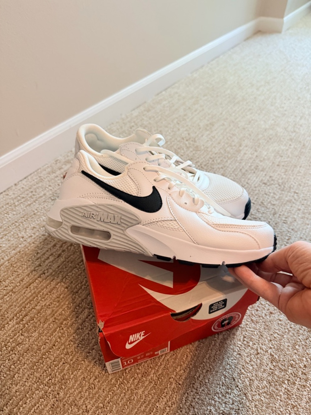 Nike Women’s Air Max White/Black Sneakers